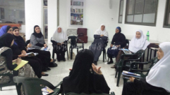 بالصور : نقاش الكتاب الاخير لمشروع " نحن أمة اقرأ " في مركز المرأة الثقافي بيافا